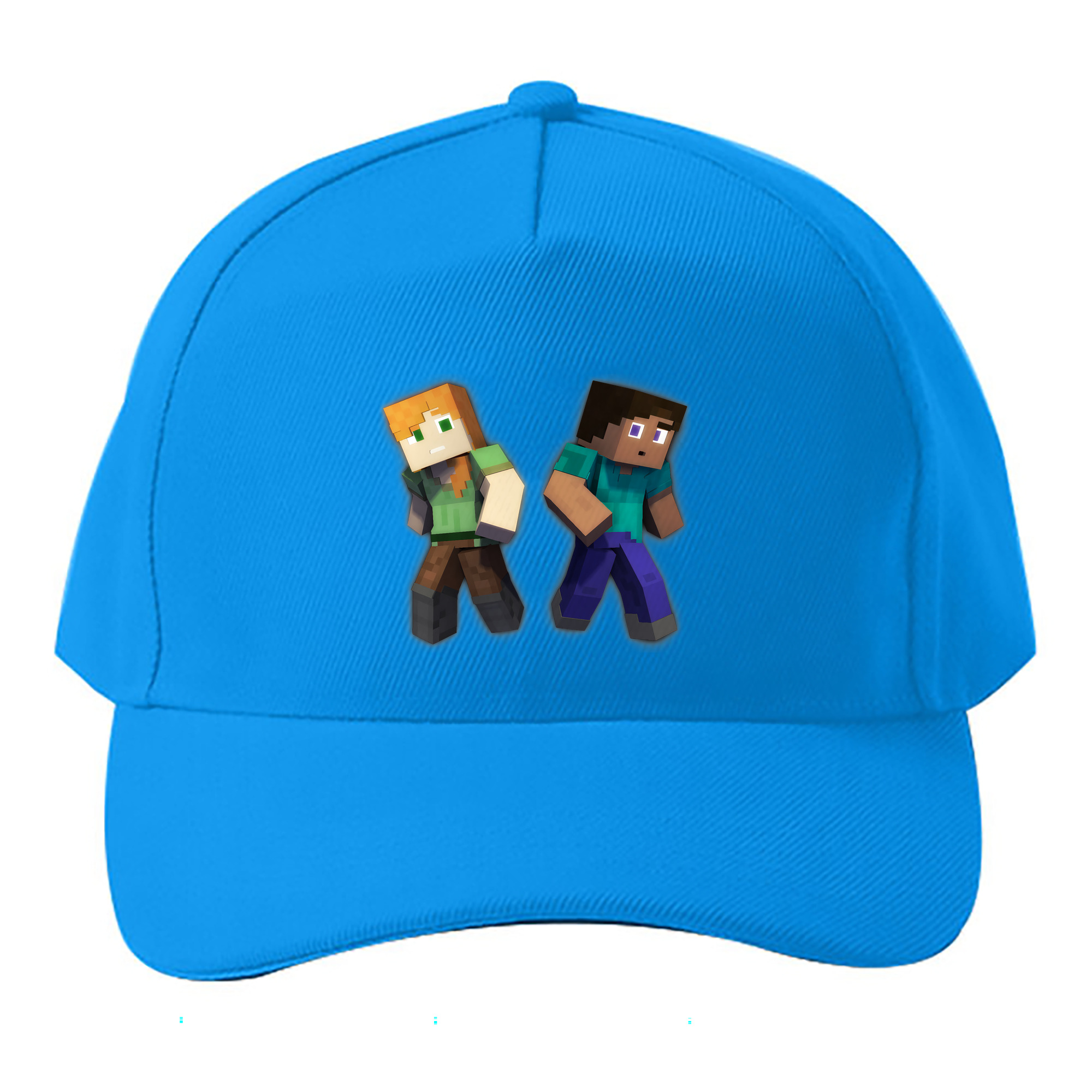（画像用） マインクラフト ブロックの世界 Minecraft MC Block world ベースボールキャップ 綿100％ 男女兼用 帽子 スポーツ